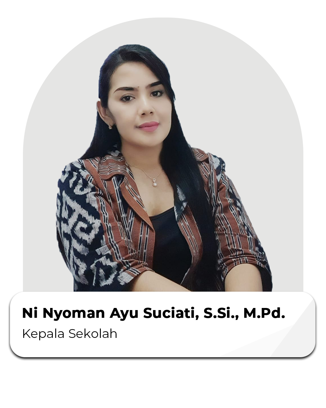 Kepala Sekolah - SMP Negeri 3 Kuta Utara