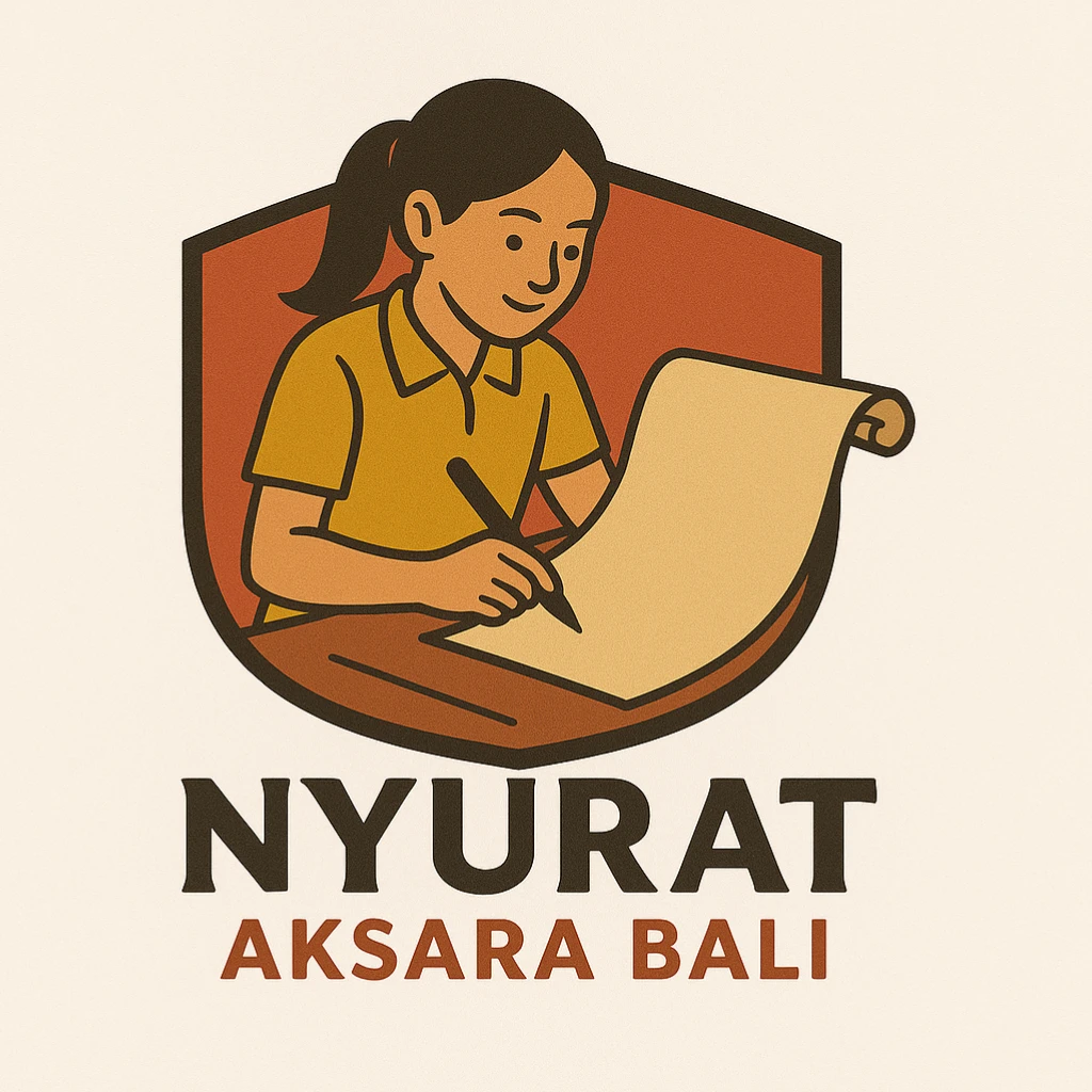 NYURAT AKSARA BALI