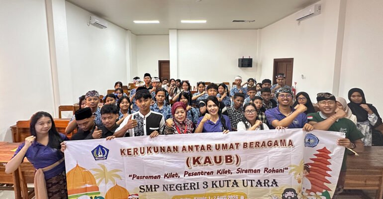 Harmoni dalam Keberagaman: SMP Negeri 3 Kuta Utara Perkuat Kerukunan Antarumat Beragama