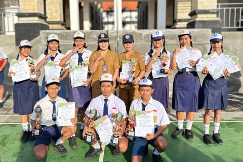 Semangat Upacara, Semarak Prestasi: SMP Negeri 3 Kuta Utara beri Apresiasi Juara PORSENIJAR Badung Tahun 2026