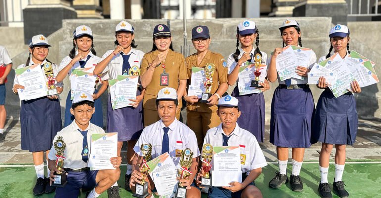 Semangat Upacara, Semarak Prestasi: SMP Negeri 3 Kuta Utara beri Apresiasi Juara PORSENIJAR Badung Tahun 2026