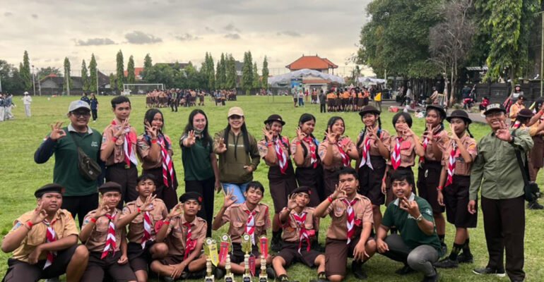 Empat Piala untuk Sekolah! Kiprah Gemilang DKG SMP Negeri 3 Kuta Utara di LT III Kwarran Kuta Utara 2026