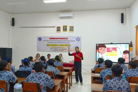 Langkah Nyata Wujudkan Sekolah Ramah Anak : SMP Negeri 3 Kuta Utara Gelar Seminar Anti Kekerasan